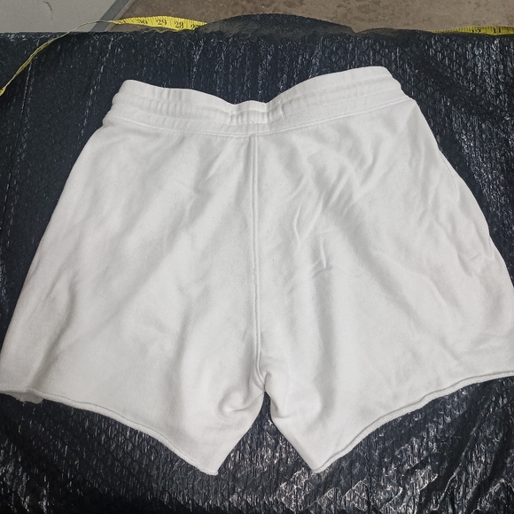 Hollister White Athletic Shorts with Drawstring Tie - Picture 3 of 12